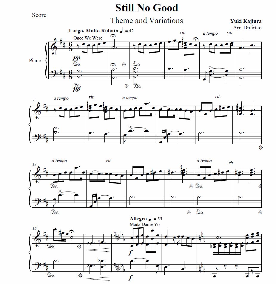 Still No Good - Theme and Variations
