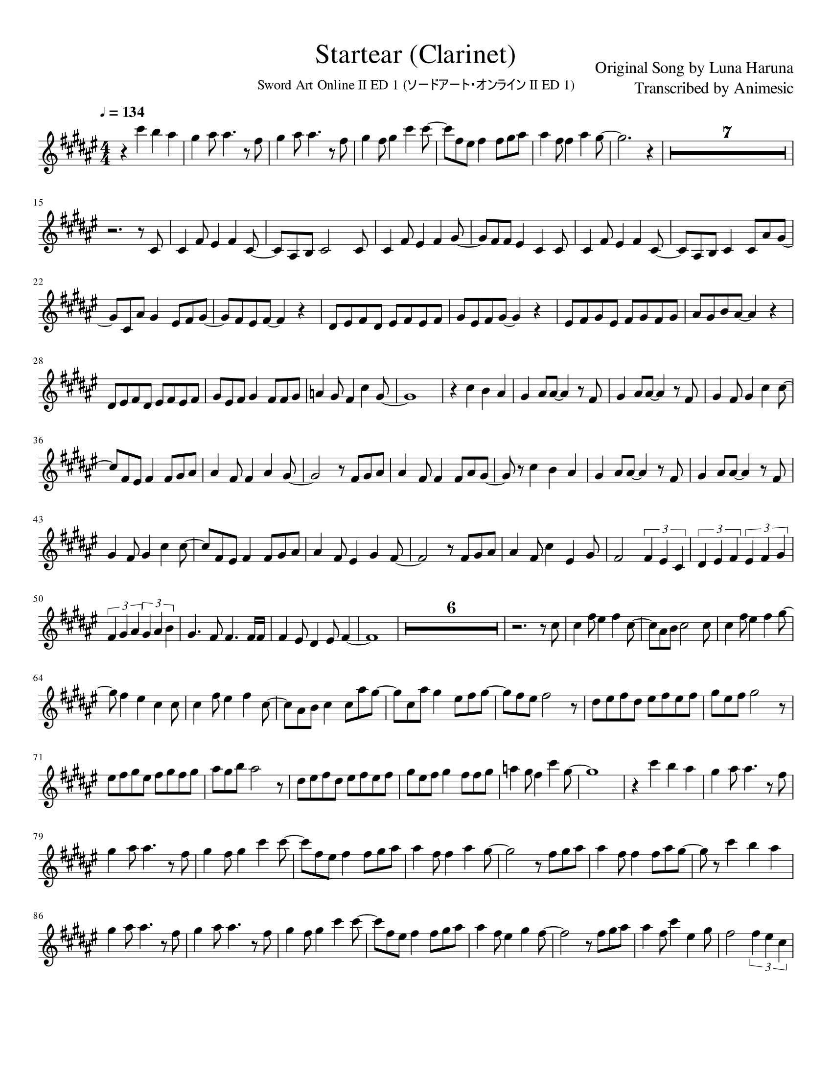 Startear (Clarinet)