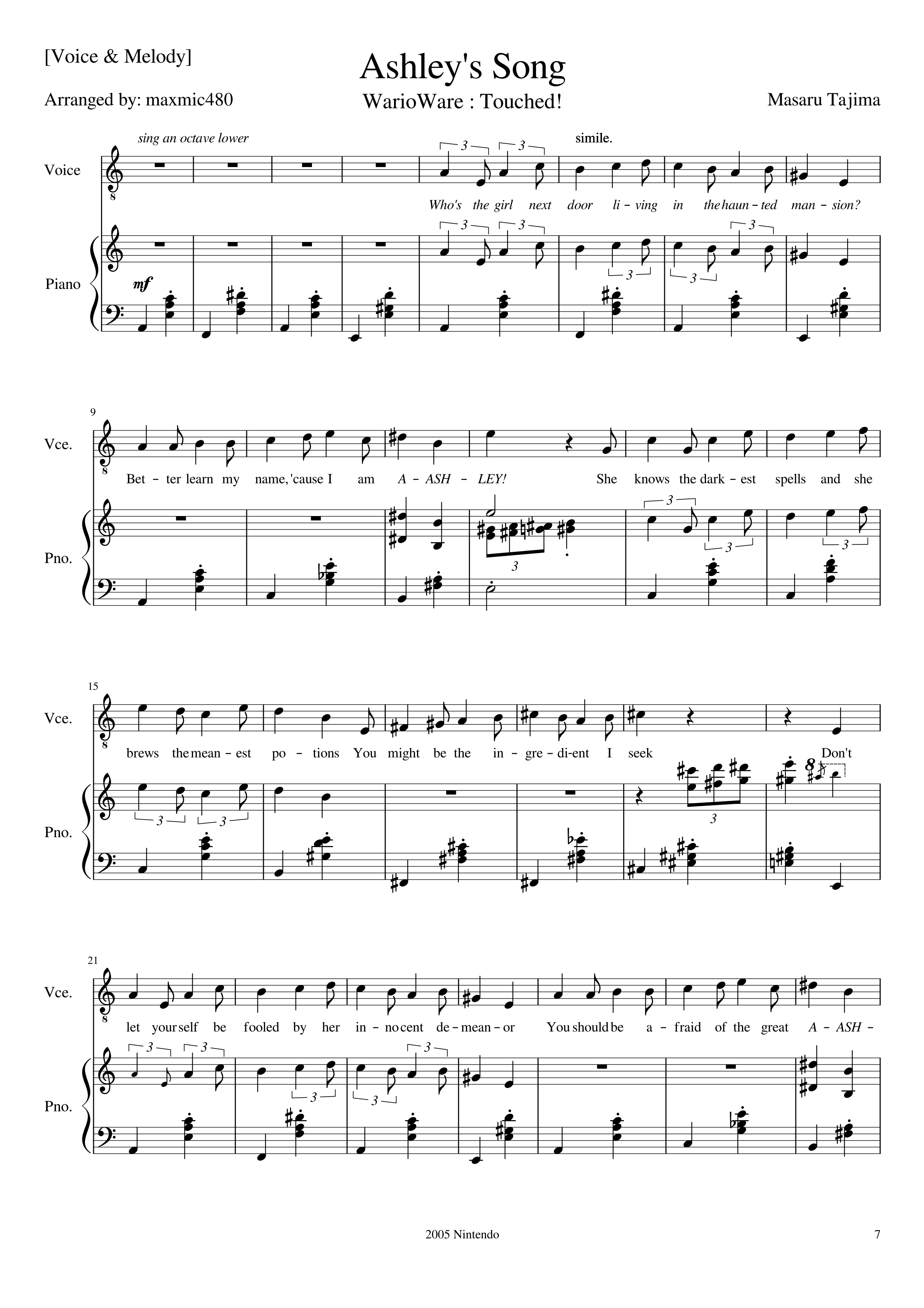 Ashley's Song