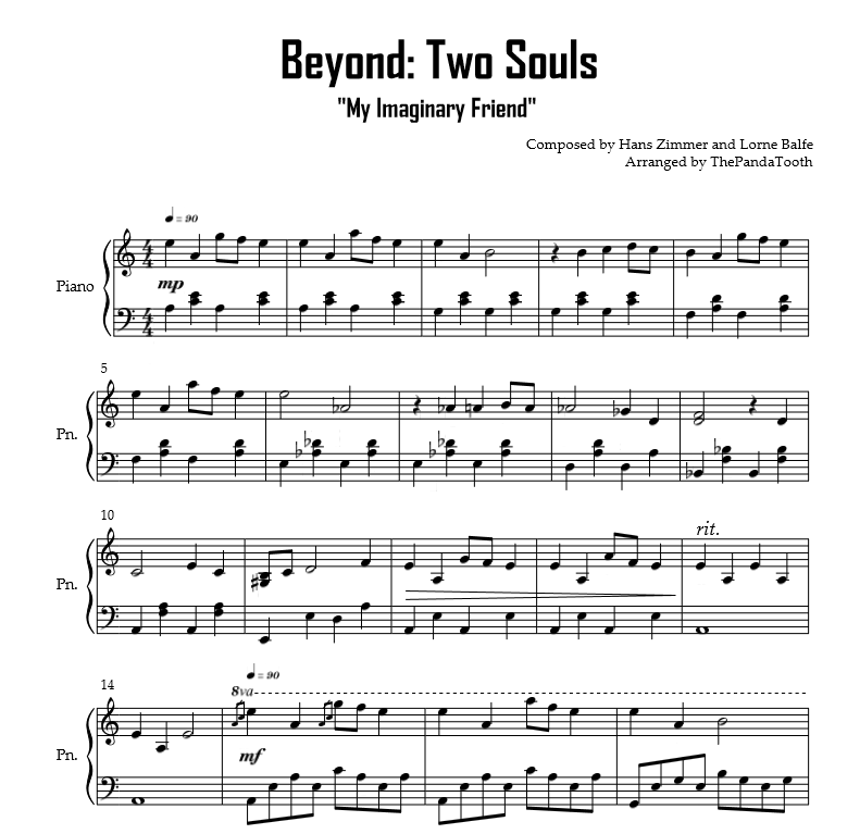 Beyond: Two Souls (Piano Suite)