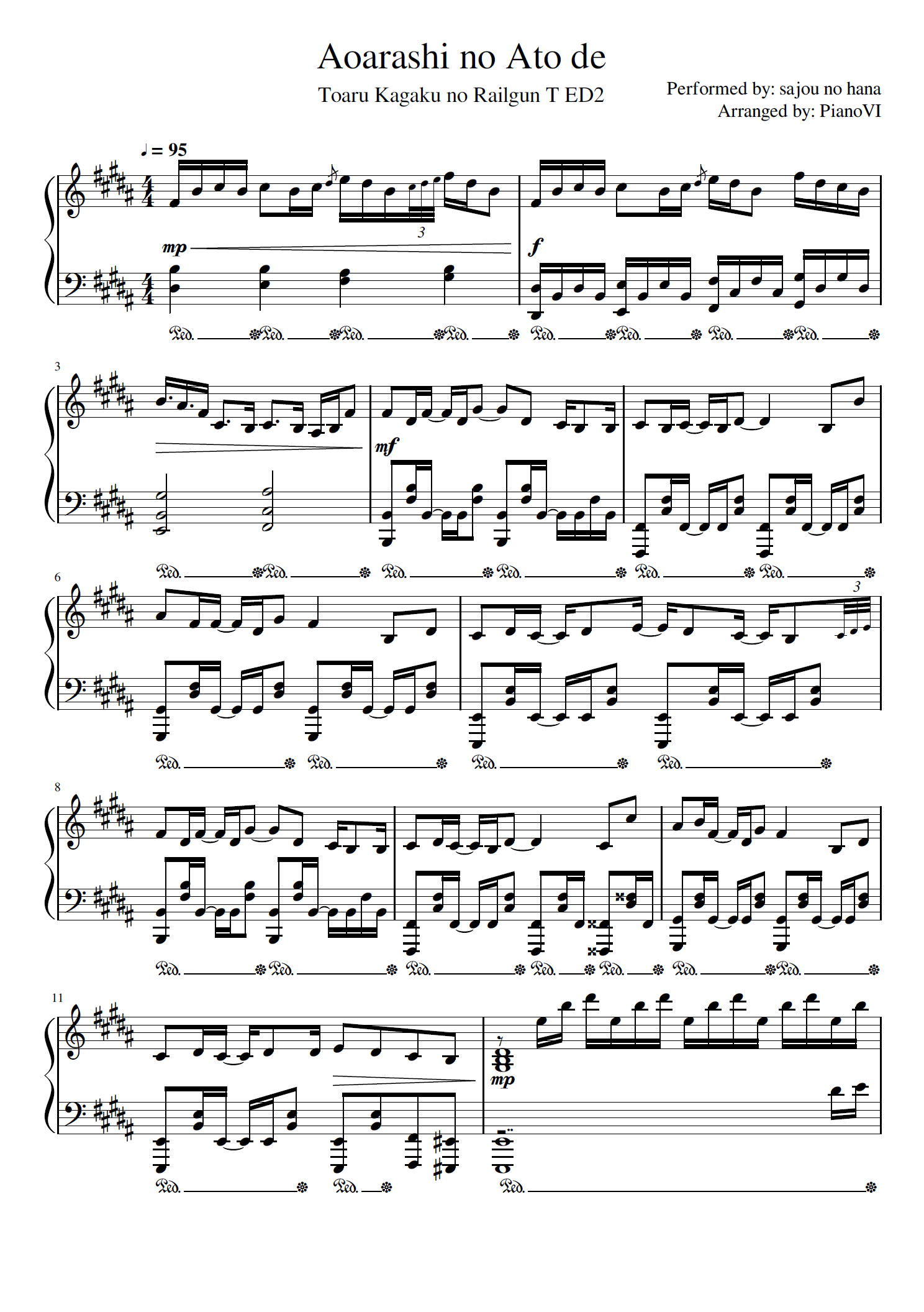 Aoarashi no Ato de