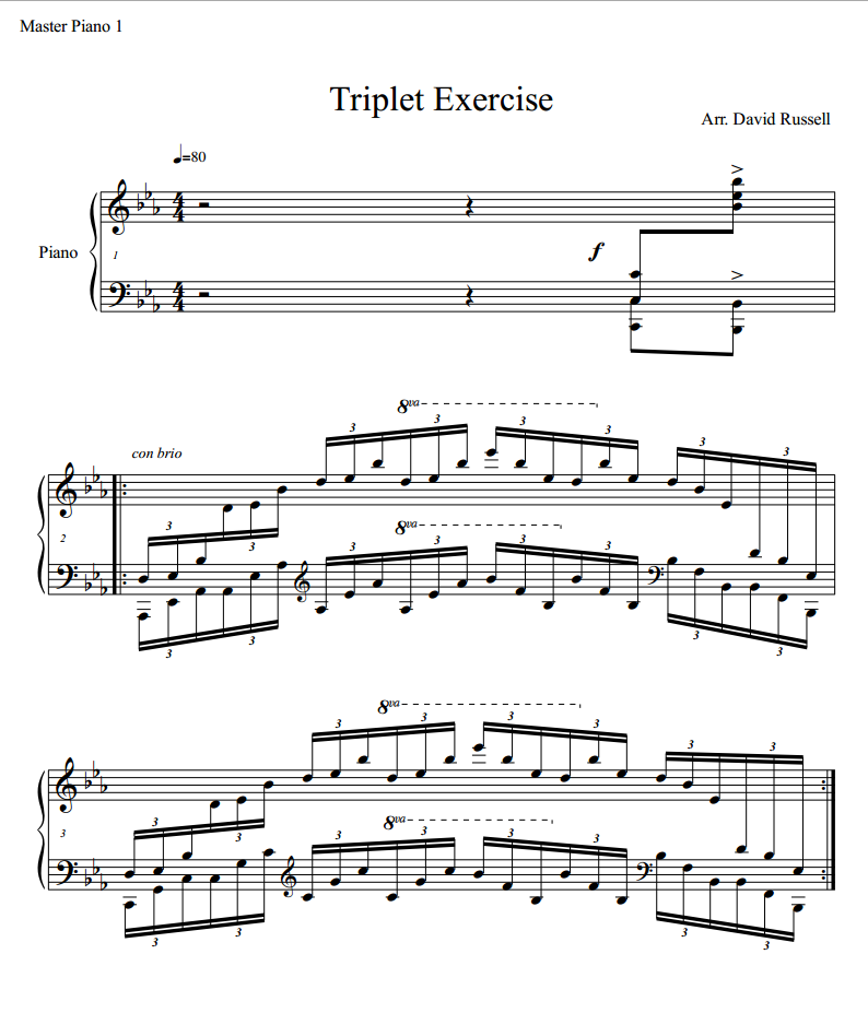 Triplet Exercise