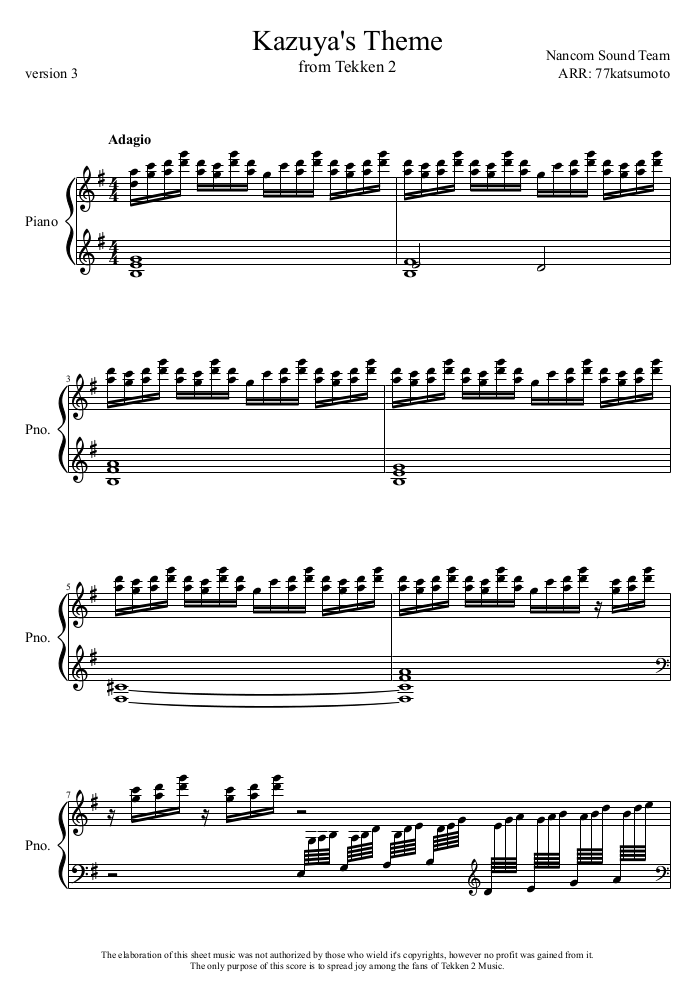 Kazuya's Theme