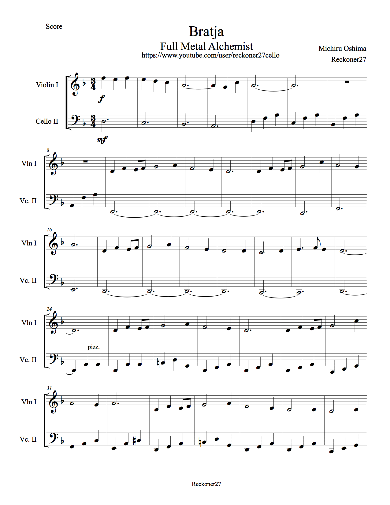 Bratja- Violin/Cello duet