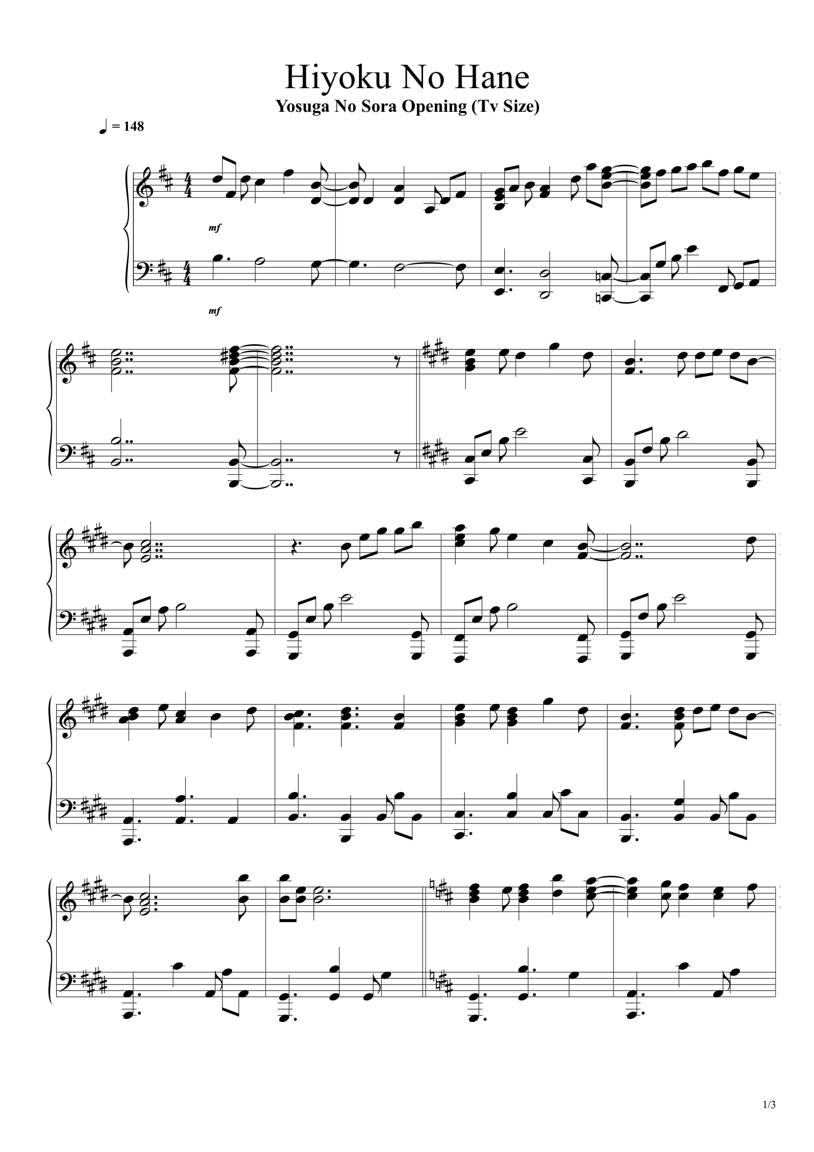 Hiyoku No Hane (比翼の羽根)