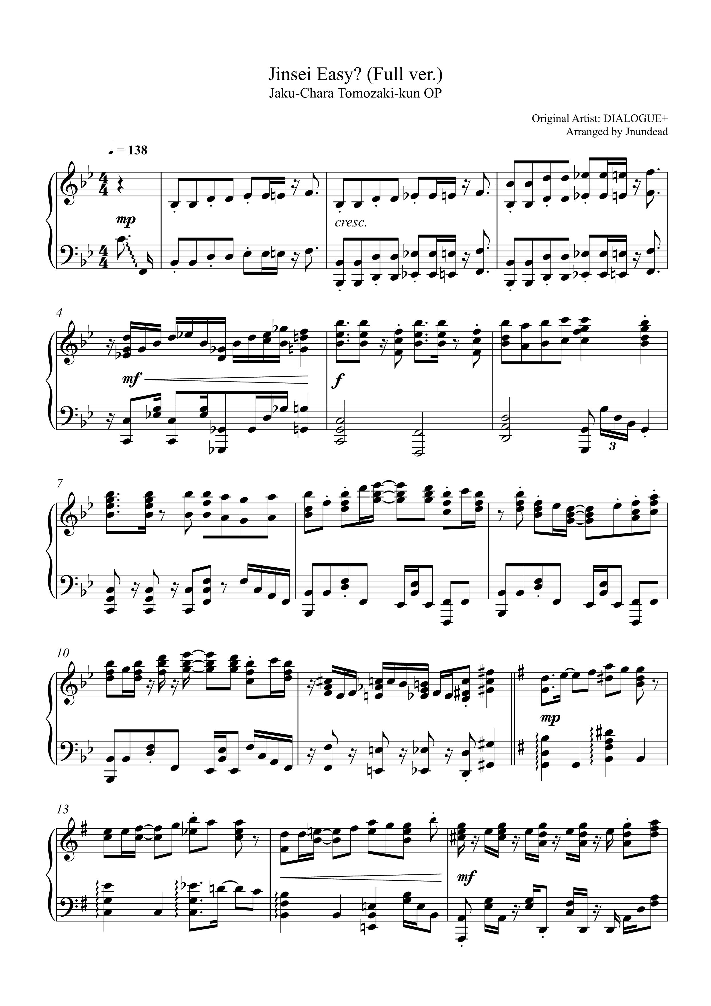 Jinsei Easy? (Full ver.)