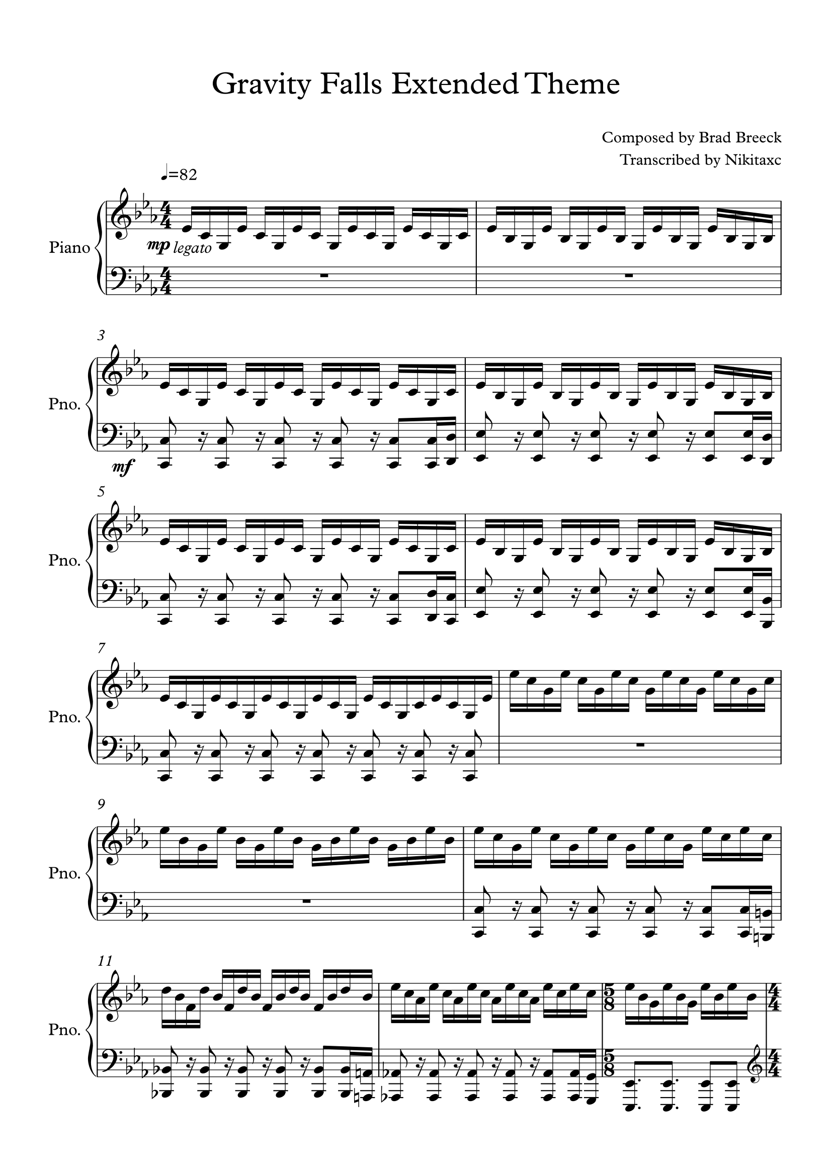 Gravity Falls Theme Extended