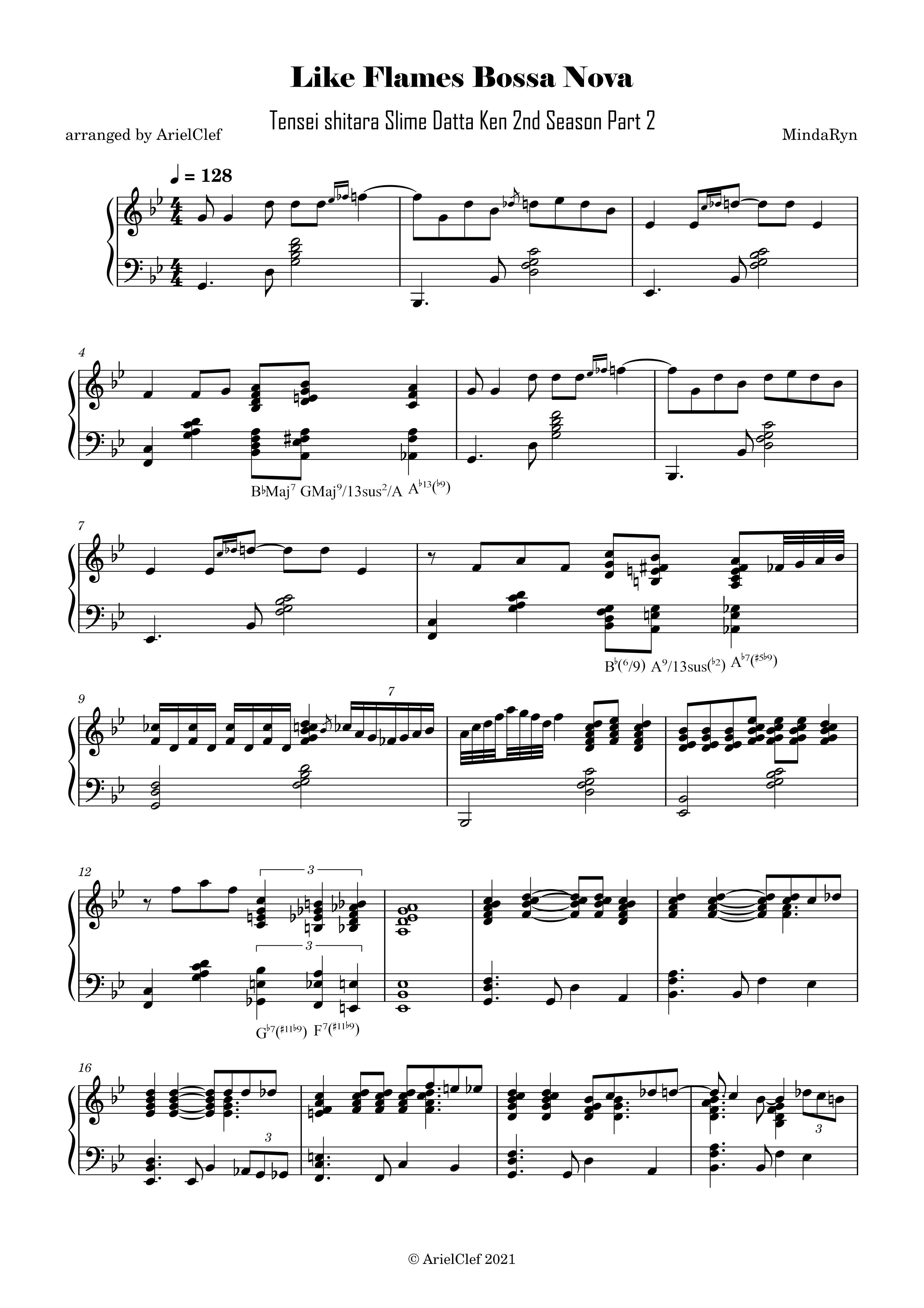 Like Flames Bossa Nova Jazz