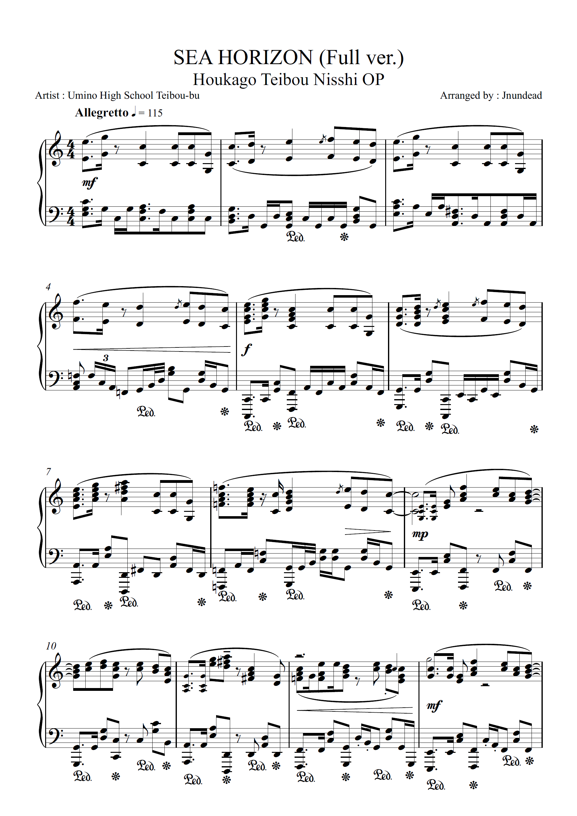 SEA HORIZON (Full ver.)