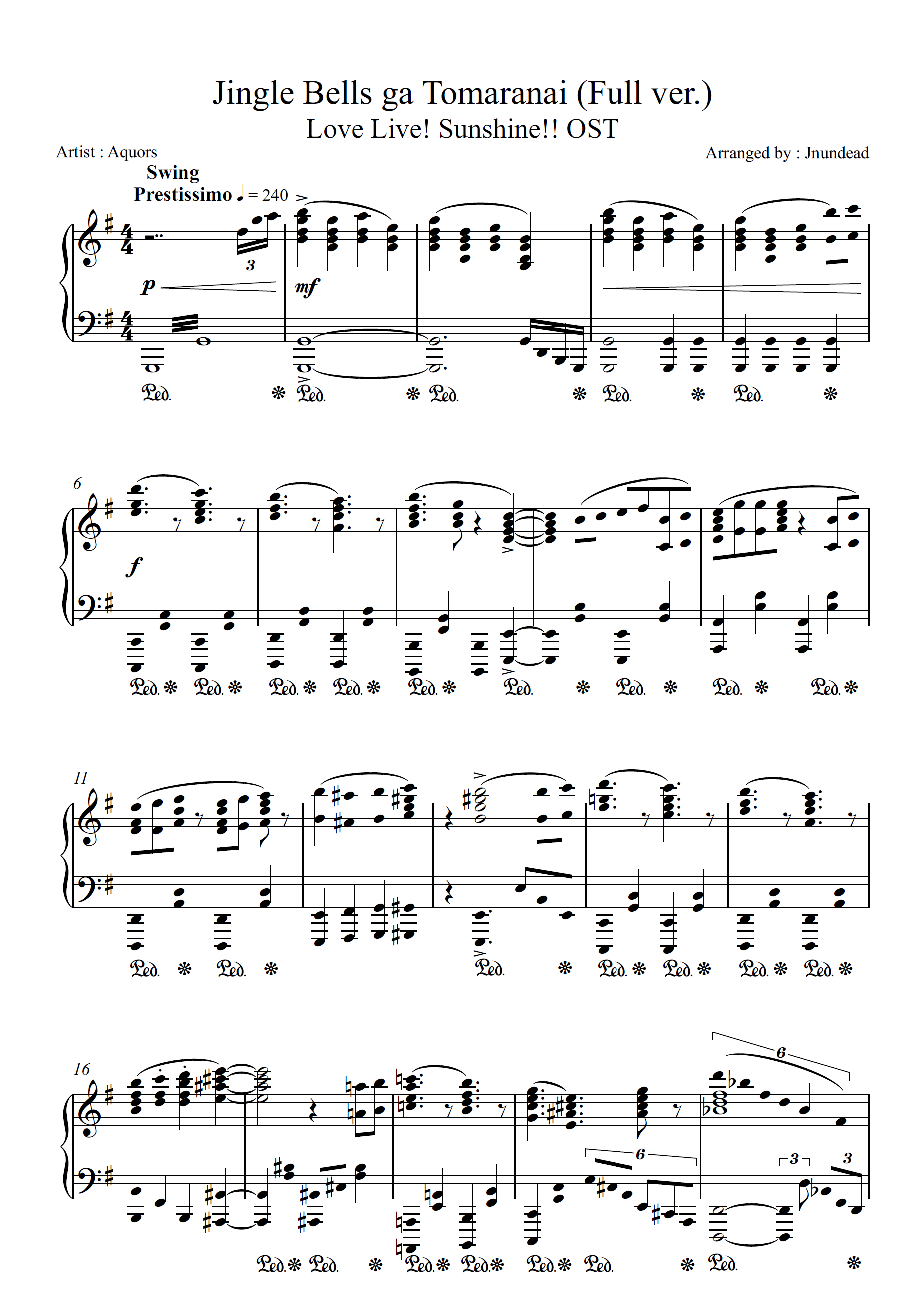 Jingle Bells ga Tomaranai (Full ver.)