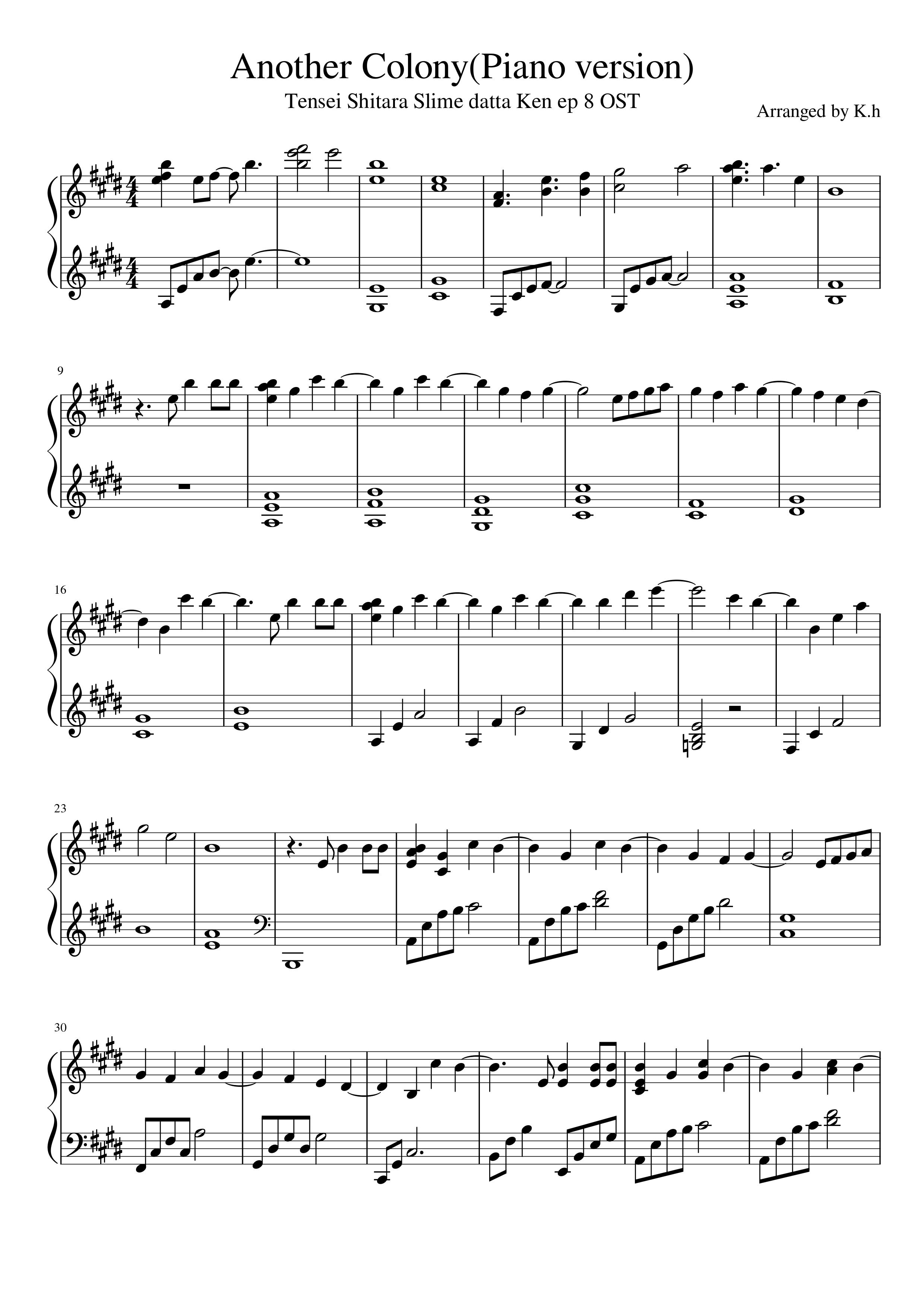 Another colony(Piano ver)