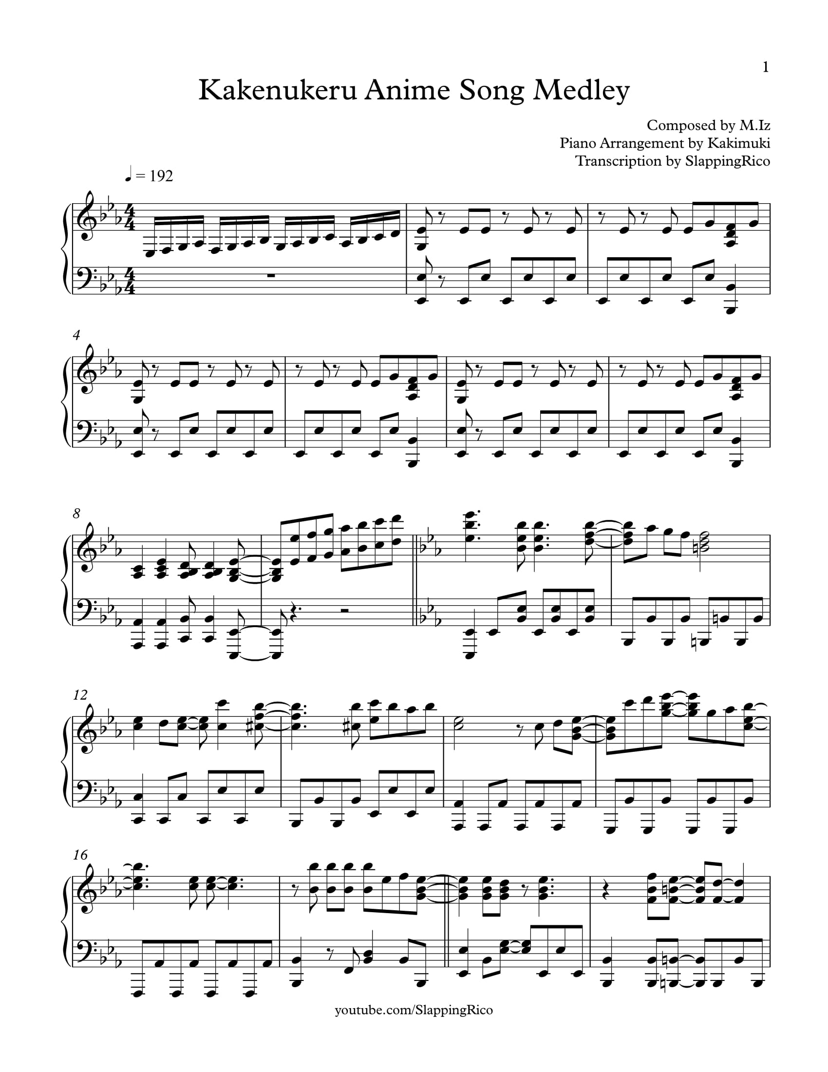 Kakenukeru Anime Song Medley I