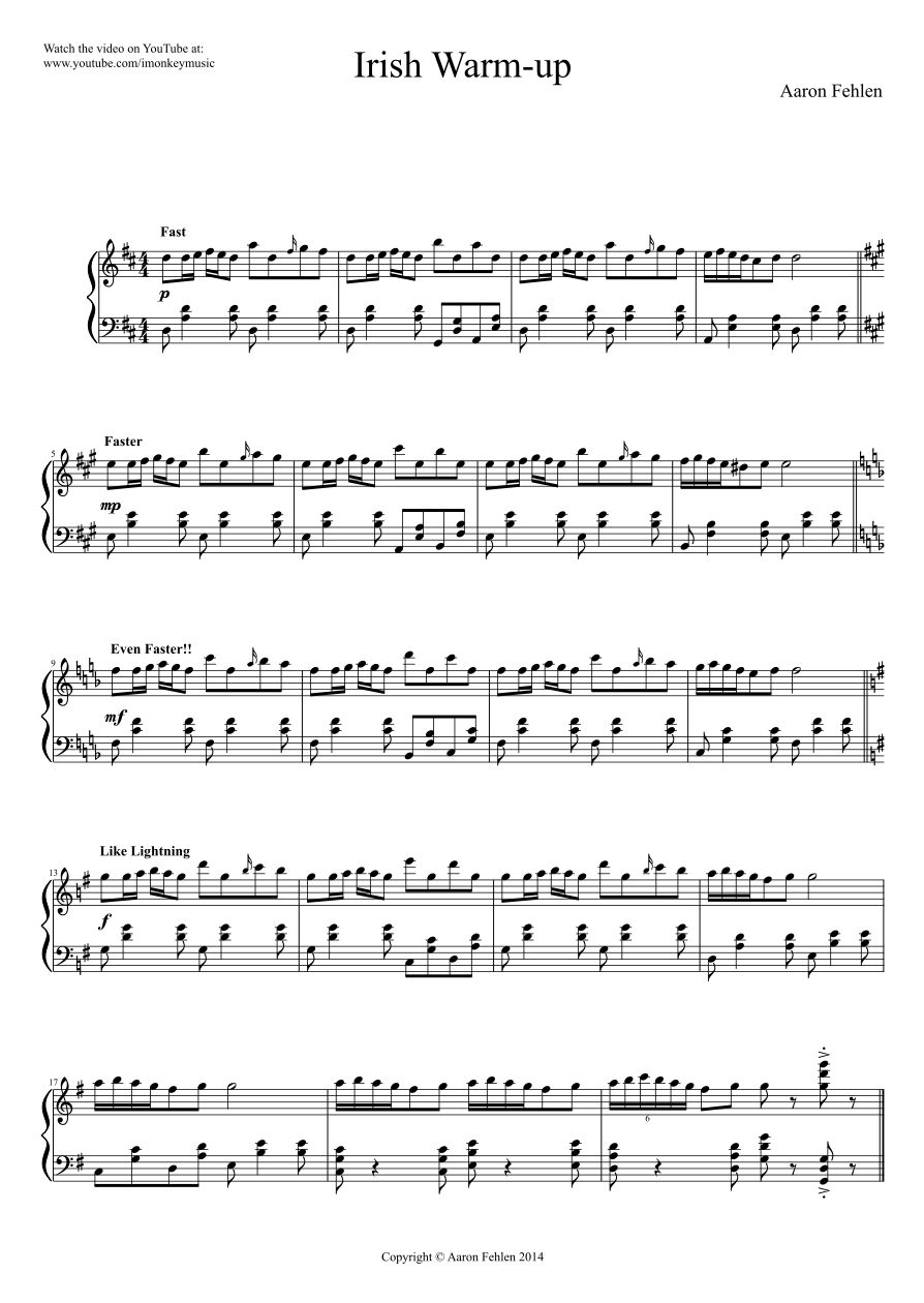 Irish Warm-up
