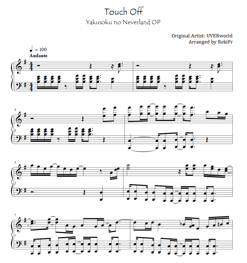 Touch Off