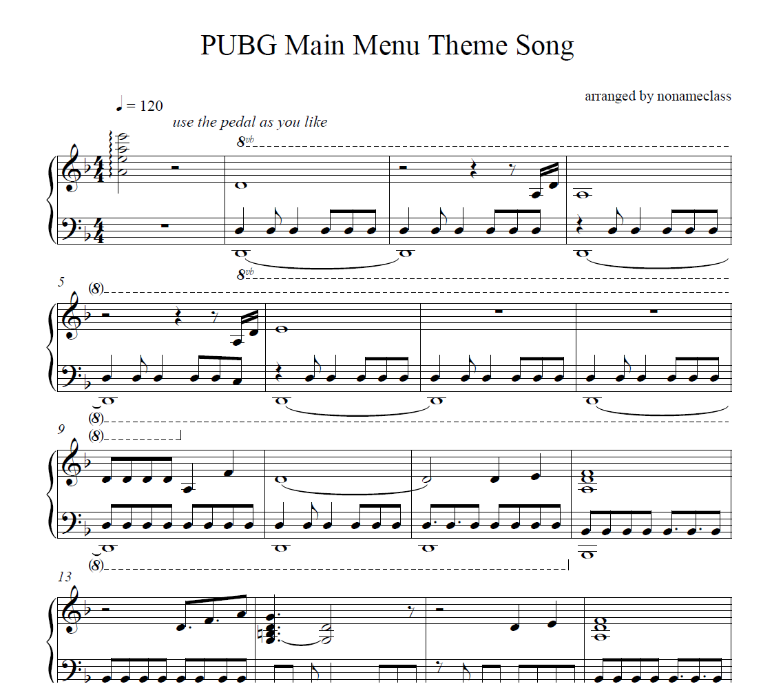 PUBG main menu theme song