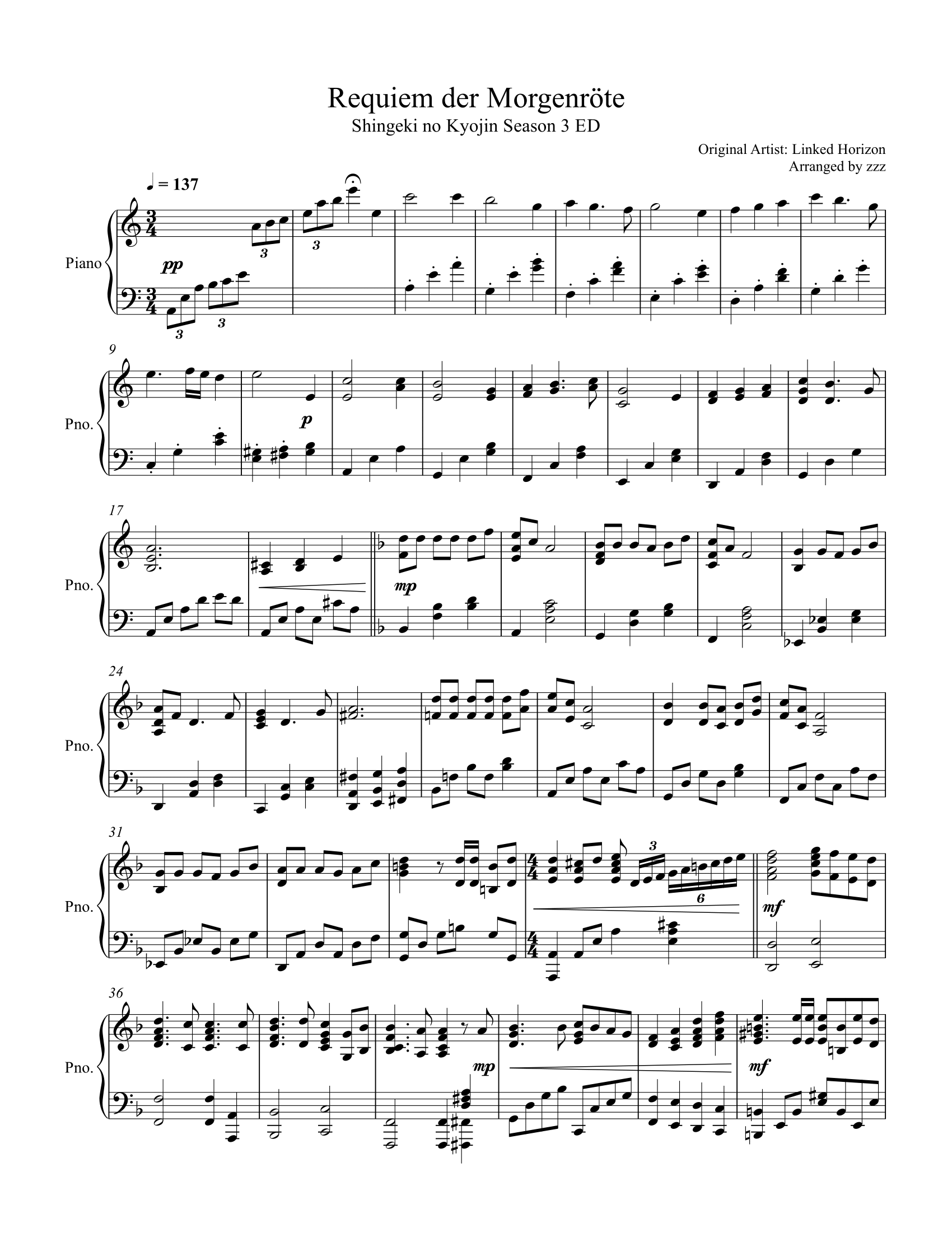 Requiem der Morgenröte
