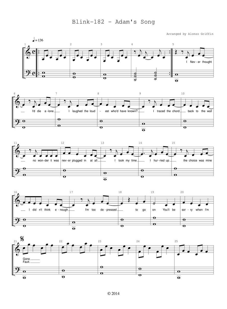 Adam's Song