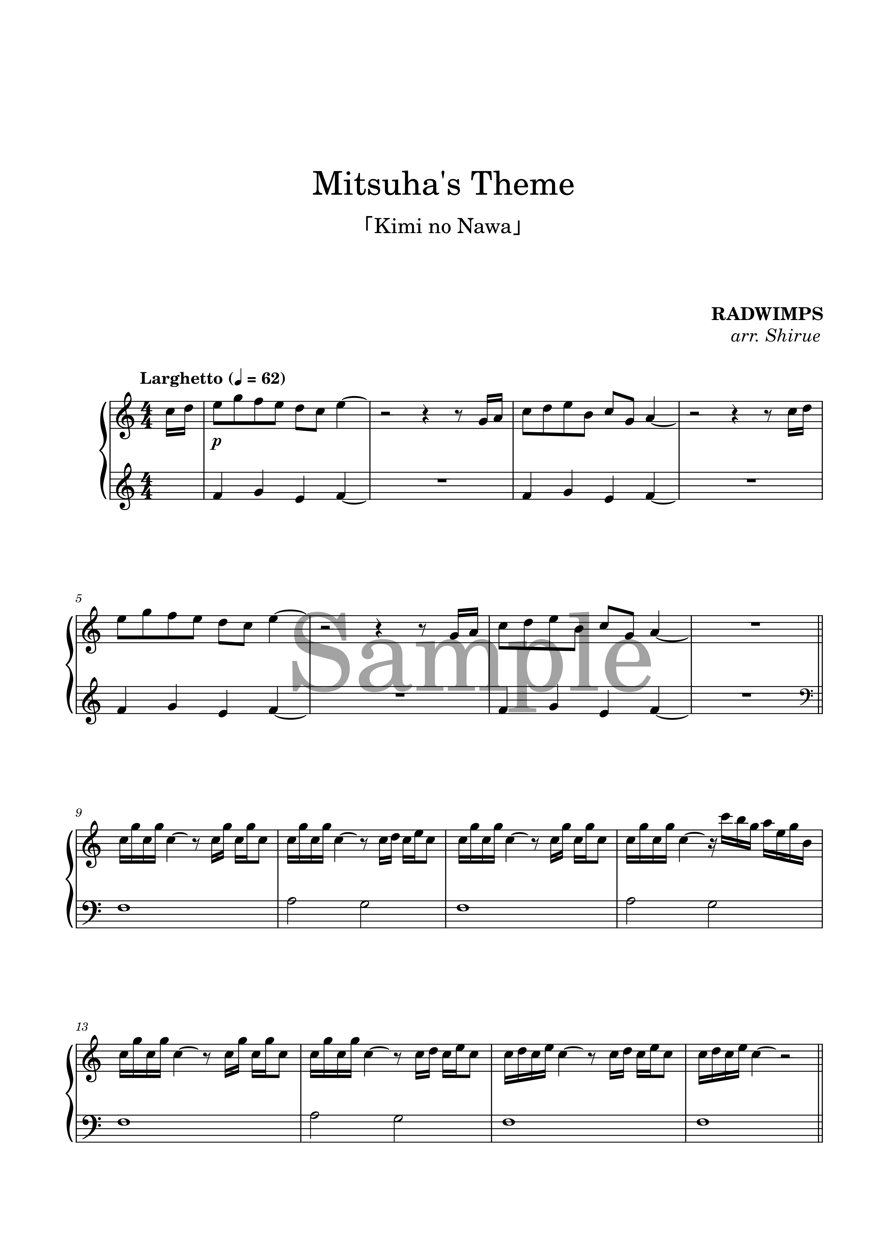 Mitsuha's Theme