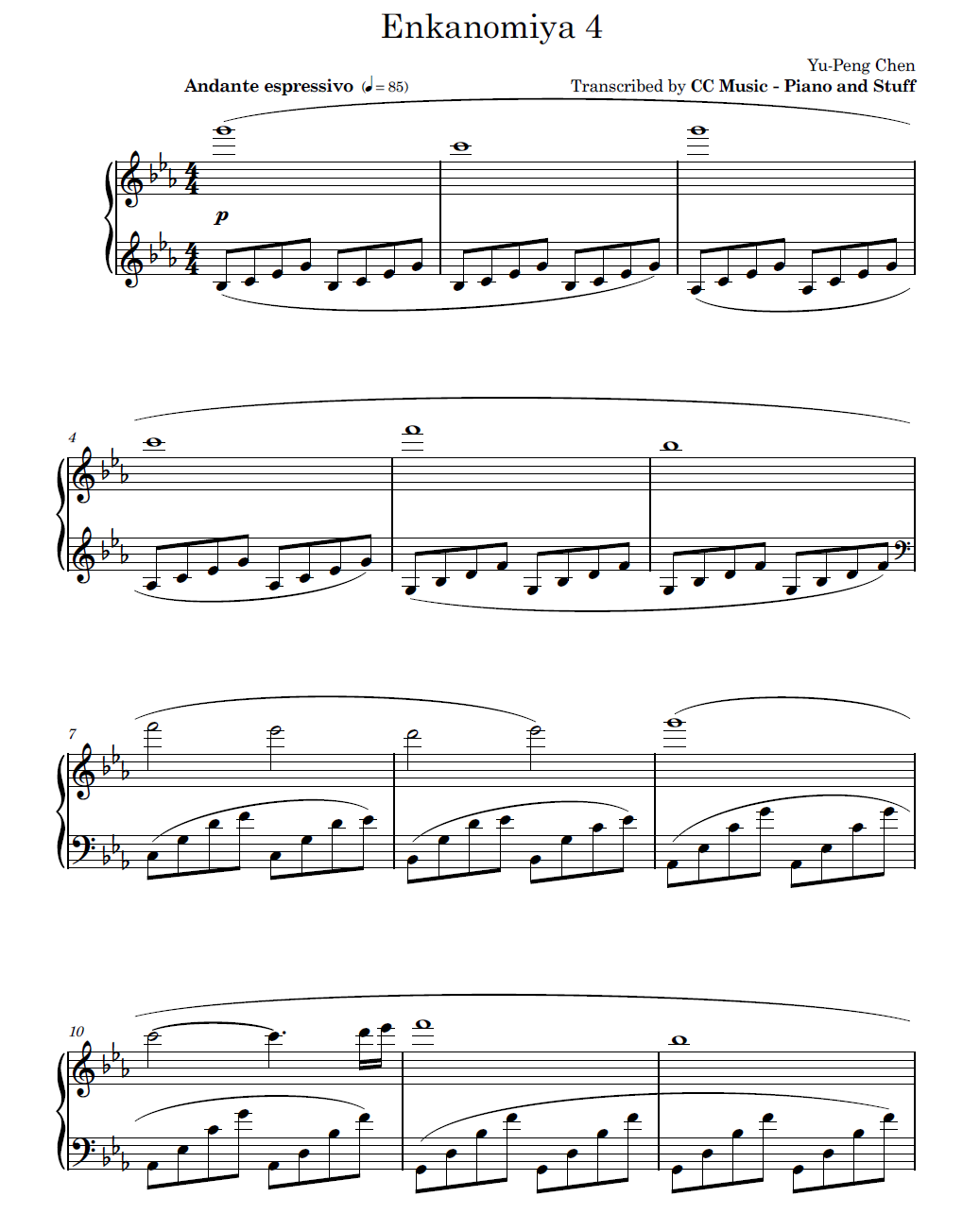 Sumeru music sheet